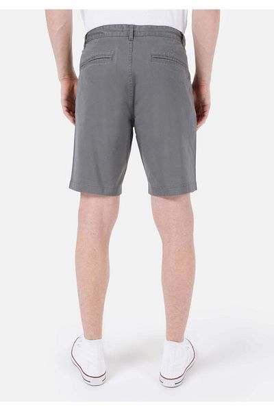 Colin's Regular Fit Mid Waist Plain Men's Anthracite Shorts