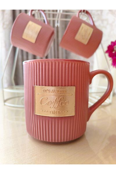 Madame Coco Droit Gold Mug - Tile - 385ml - 1 Piece