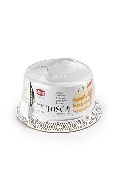 Stefanplast Elegant BPA-Free Plastic Cake Carrier