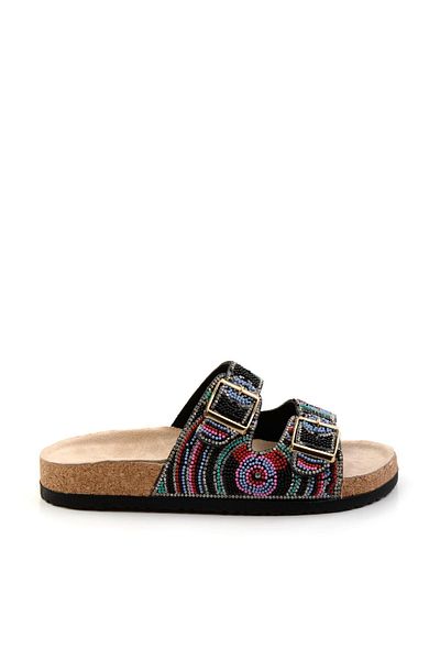 Bambi Black Women's Slippers K04678080787