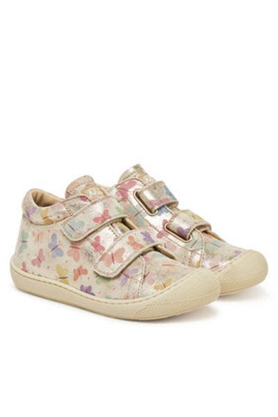 Naturino Pantofi sport pentru fete, aurii, NATURINO-2012904 NZ COCOON VL MONET PLATINUM S