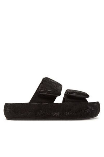 GOE Flip-flops de damă negri GOE-RR2N4122 NEGRU/NEGRU