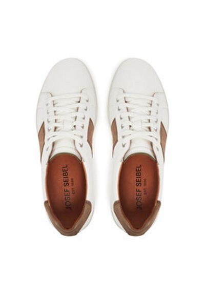 Josef Seibel Teniși bărbați albi JOSEF SEIBEL-29304 087 WEISS-TAUPE