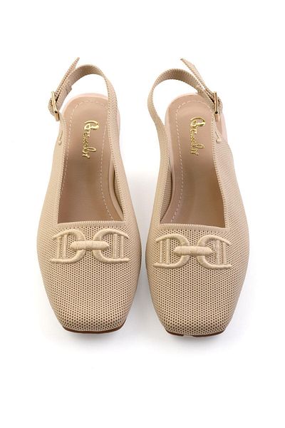 Bambi Beige Women's Ballerina Ballerina K01327020782