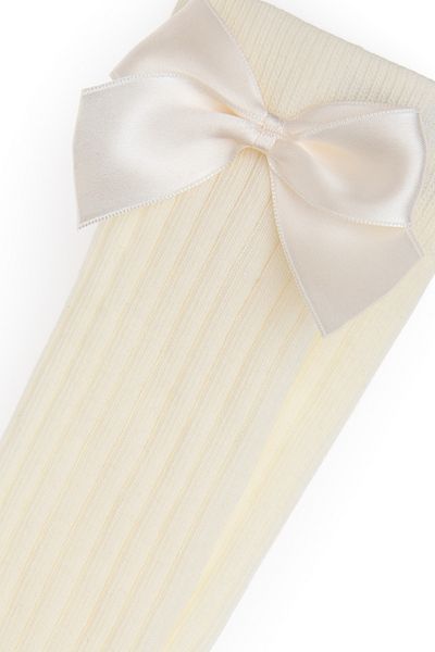 U.S. Polo Assn. Girl's Cream Knee High Socks 50311332-Vr071
