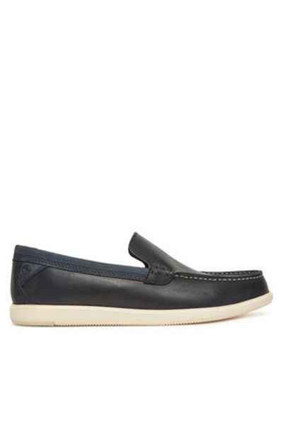 CLARKS Mocasini bărbătești albaștri CLARKS-26181278 538 PIELE BLEUMARINĂ