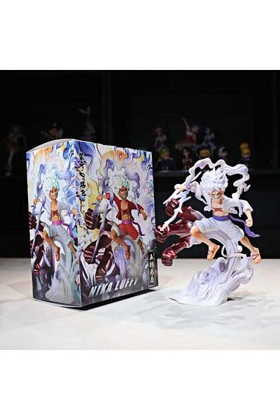 Rally Monkey D. Luffy Gear 5 – Nika Fire Punch Figure from One Piece