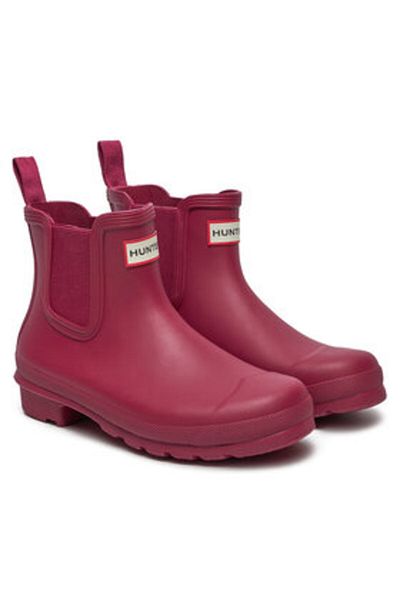 Hunter Women's Wellington boots red HUNTER-WFS2078RMA BH HAYES BURGUNDY