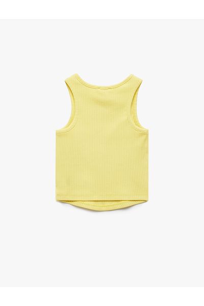 Koton Cotton Sleeveless Crew Neck Basic Crop Undershirt
