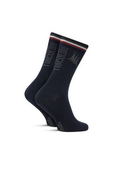 Aeronautica Militare Șosete înalte pentru bărbați AERONAUTICA MILITARE-251CZ010L499 08184 BLU NAVY