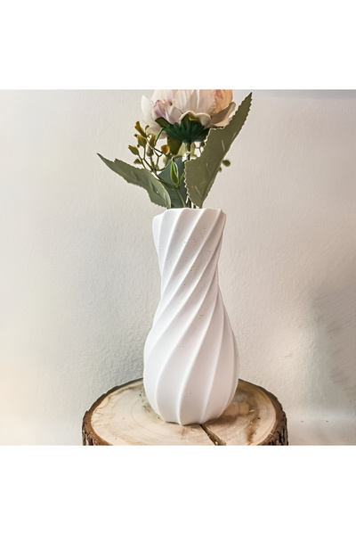 ARD Peyzaj & Home 14 Cm İskandinav Model Twist Vazo