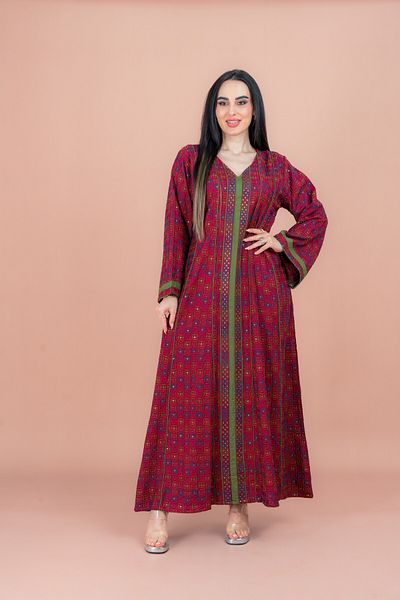 IKKXA Modern Embroidered Jalabiya