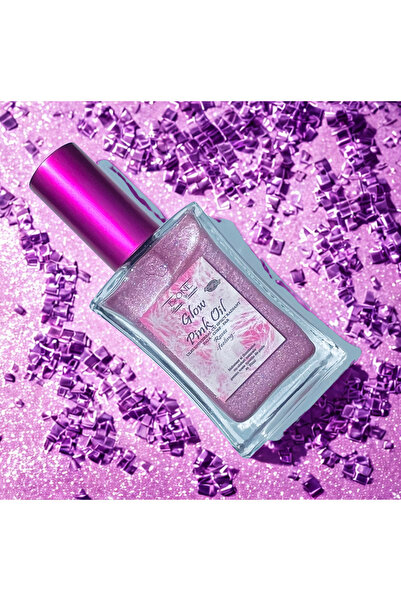 BeOne Cosmetics Glow Pink Oil - Editie Limitata - ulei universal cu particule...