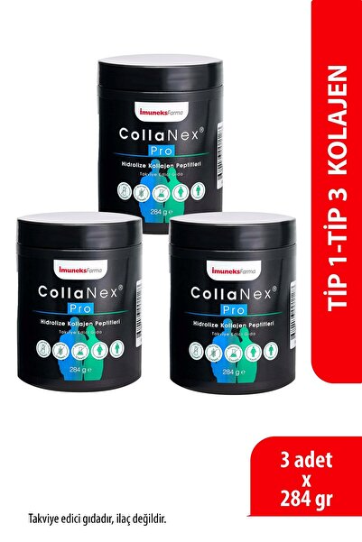 Imuneks Farma CollaNex® Pro Hidrolize Kollajen Peptitleri İçeren Takviye Edic...