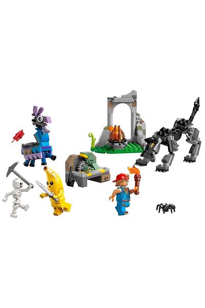 LEGO Fortnite Camp of the Victorious and the Handyman Apprentice 77075 - Vi for Children from 7 Years and up