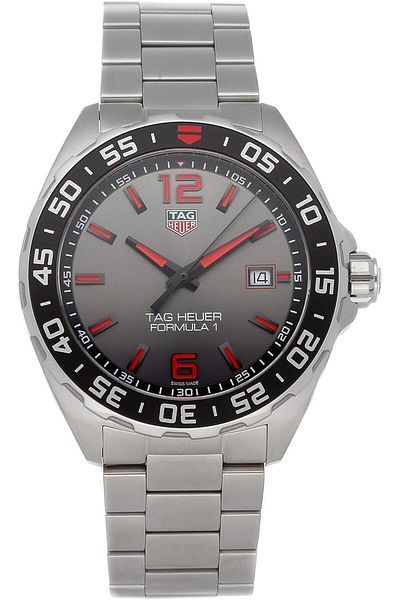 Tag Heuer Formula 1 Quartz Battery Watch with Grey Dial - WAZ1018.BA0842, Men's