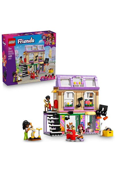 LEGO Friends Music Store and Apartment 42653 - Includes 3 Mini Dolls for Children Ages 7 and up