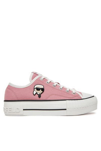 Karl Lagerfeld Teniși roz pentru femei KARL LAGERFELD-KL60424 9PP PINK CANVAS