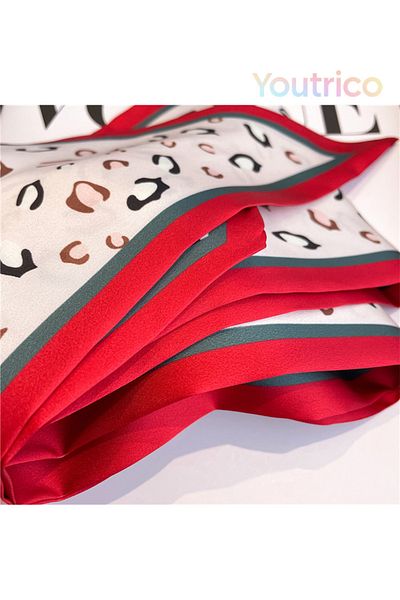 Youtrico Long silk scarves,Headbands,Artistic patterns,147cm