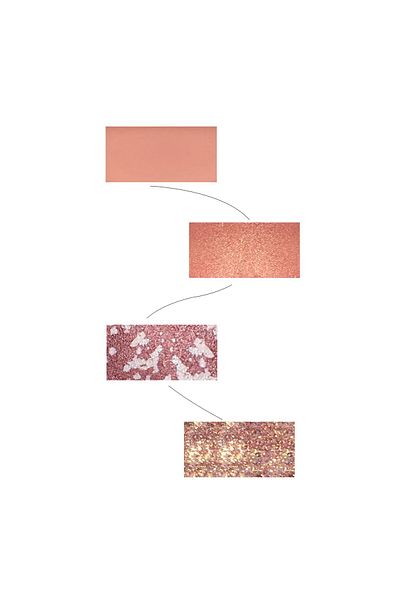 Flippy Eyeshadow Palette, 9 Colors, Matte & Pearlescent, Waterproof, Mirror, 10g, 9x3x2 Cm