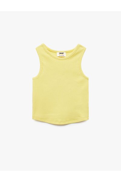 Koton Cotton Sleeveless Crew Neck Basic Crop Undershirt