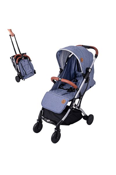 BUF BOOF Carucior sport usor S-16 BUF BOOF 0- 36 luni 180 grade inclinare deplasabil ca troler LightBlue