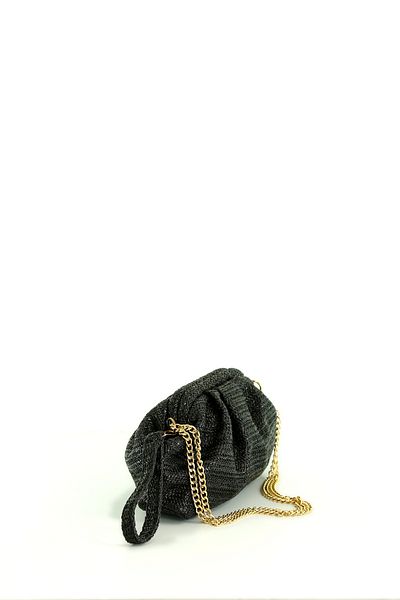 byFOX Fashion Geantă de umăr cu împletitură de paie Scholarship Black Cross Latime: 30 cm Lungime: 18 cm Latime: 7 cm