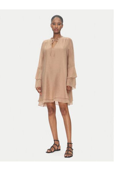 Vicolo Rochie de vară bej pentru femei VICOLO-TD0753 DU PHARD 31/1