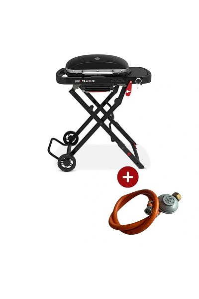 WEBER Gratar pe gaz Weber Traveler Compact - Negru
