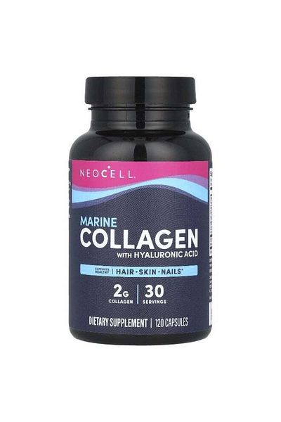 Neocell Marine Collagen with Hyaluronic Acid, 120 Capsules