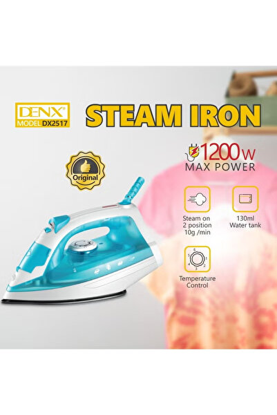 Denx 1200W multifunction steam iron with temperature control function
