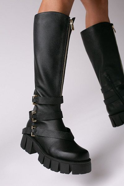 Vanilla Days Elizze ankle boots, black buffalo leather