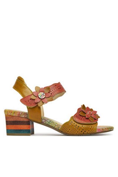 LAURA VITA Sandale damă multicolore LAURA VITA-HUCBIO 05 ANIS