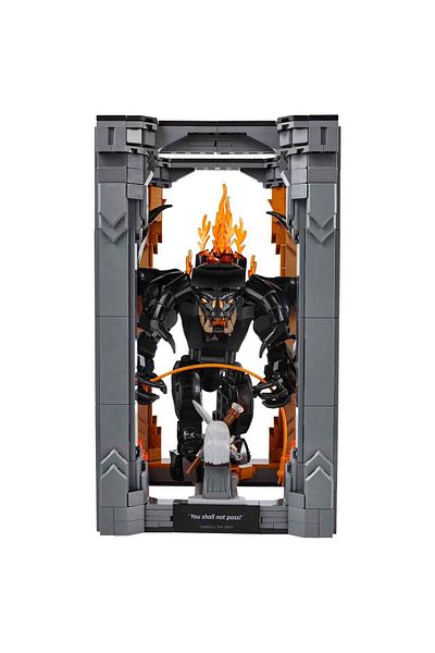 LEGO Icons Lord of the Rings: Balrog Bookshelf Decor 10367 - Decorative Movie for Adult