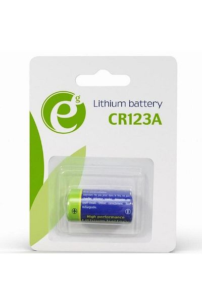 Gembird Gembird CR123 battery, 3V lithium, 1 pc., EG-BA-CR123-01