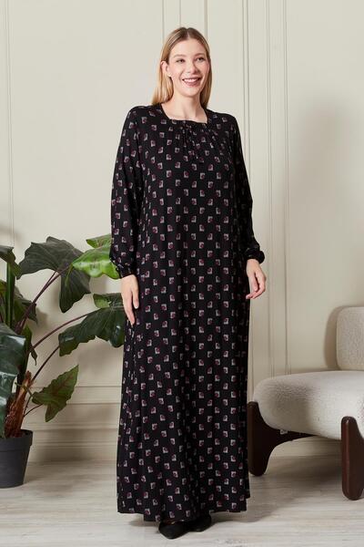 Ferace Women's Plus Size Square Neck Dress