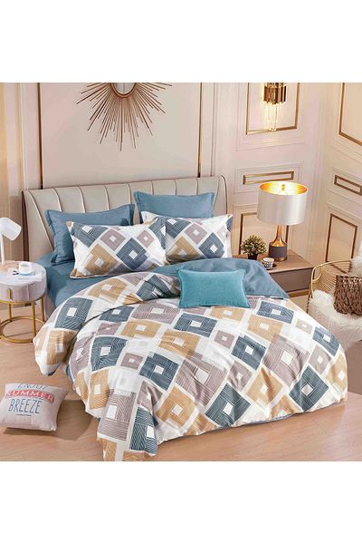 CHIRASO CHIRASO Bedding, FINET 6 Pieces, 2 Persons, Fitted Sheet 180x200, Colorful Print