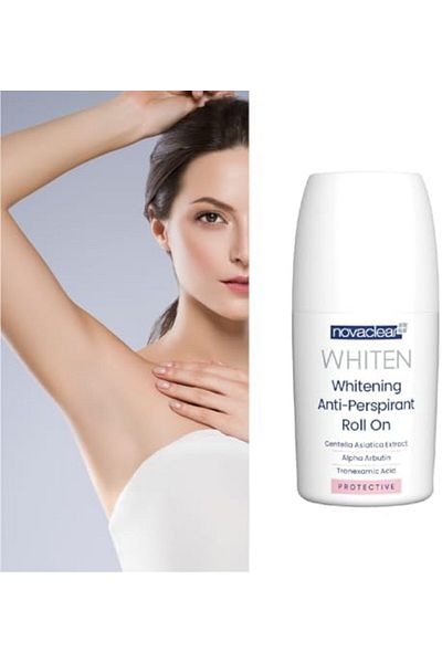 Novaclear Whitening Anti-Perspirant Roll-On Protective – Soothing & Brightening Deodorant with Alp