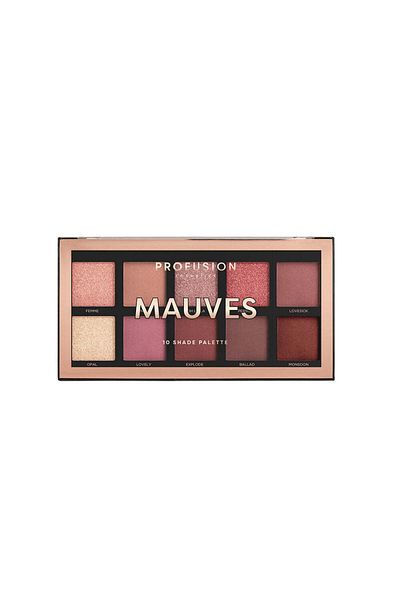 PROFUSION COSMETICS Mauves, Eyeshadow Palette 10 Shades, Profusion Cosmetics, 103 gr