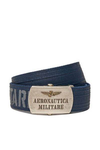 Aeronautica Militare Curea bărbătească albastră AERONAUTICA MILITARE-251CI317CT3585 08184 BLU NAVY
