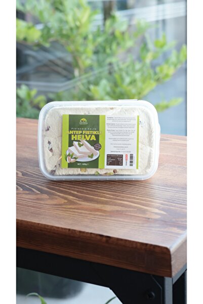 Taze Dükkan Şeker İlavesiz Antep Fıstıklı Helva 400 g