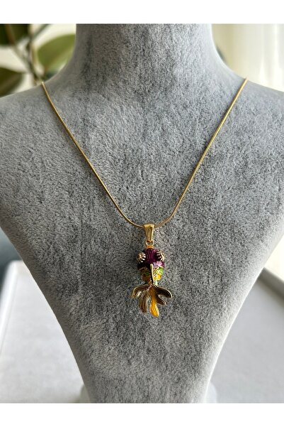 ATELİERGONCA ÇELİK MOR RENK KOİ BALIĞI NO:2