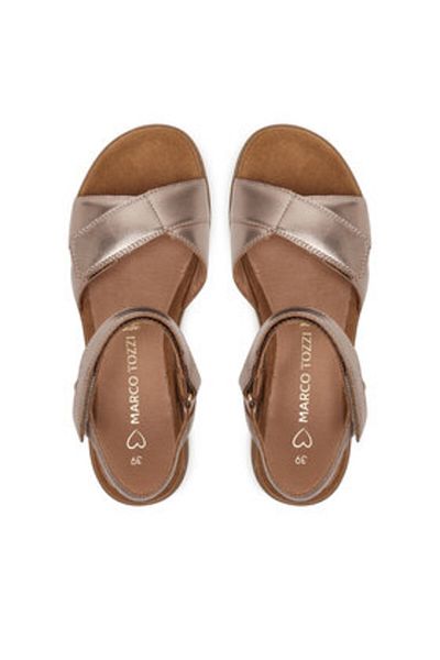 Marco Tozzi Women's Sandals gold MARCO TOZZI-2-28401-42 592 ROSE METALLIC