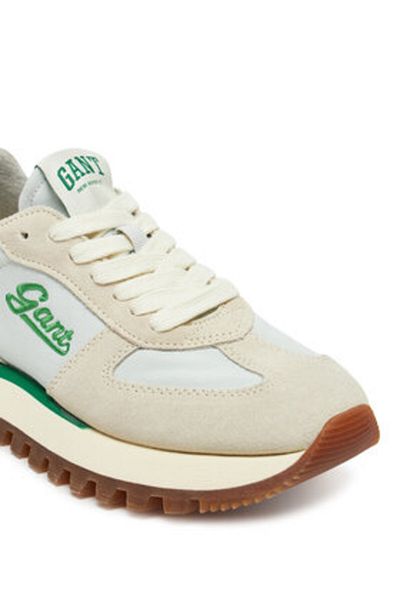 Gant Teniși bej pentru femei GANT-CAFFAY 30533855 G207 OFF WHITE/GREEN