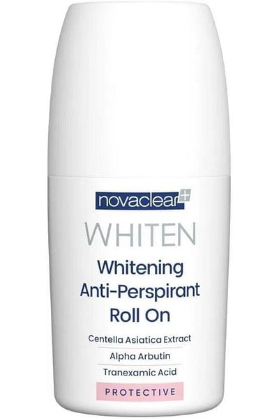 Novaclear Whitening Anti-Perspirant Roll-On Protective – Soothing & Brightening Deodorant with Alp
