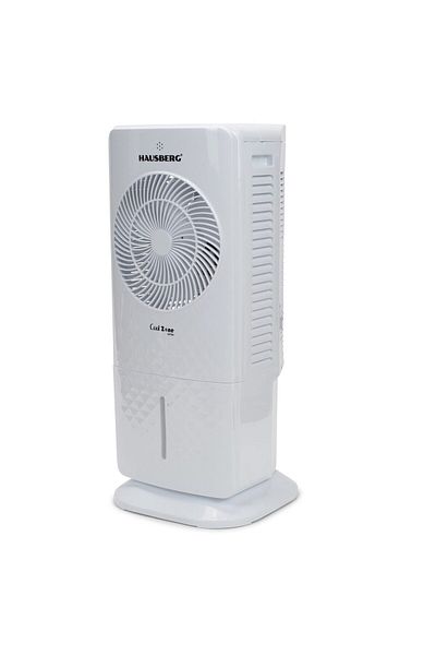 Hausberg Portable Digital Air Cooler With Remote Control Hb-5964ab, 5.5l, 65w, 3 Speeds, 5 Programs