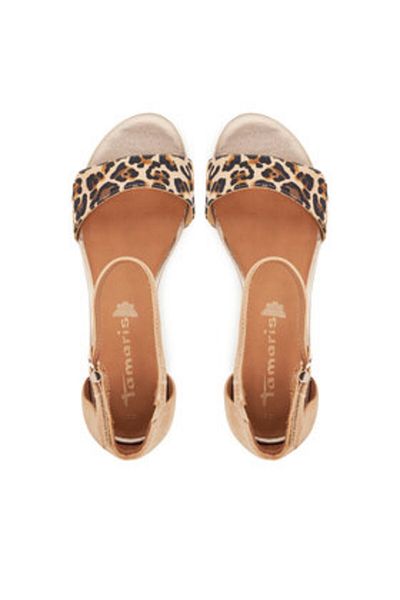 Tamaris Women's Sandals brown TAMARIS-1-28291-44 329 LEOPARD COMB