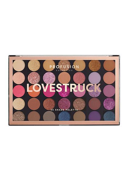 PROFUSION COSMETICS LOVESTRUCK, 35 Shade Eyeshadow Palette, Profusion Cosmetics, 285 g