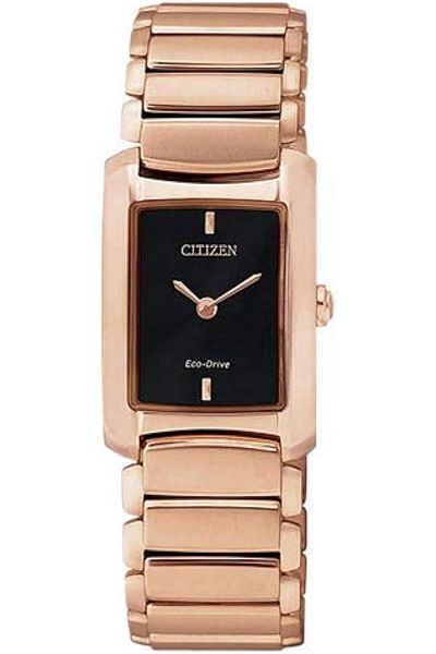 Citizen Women's Analog Watch Stainless Steel - EG2976-57W, Black Dial
