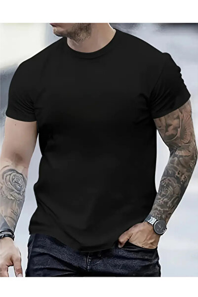 donamod تي شيرت أسود للجنسين